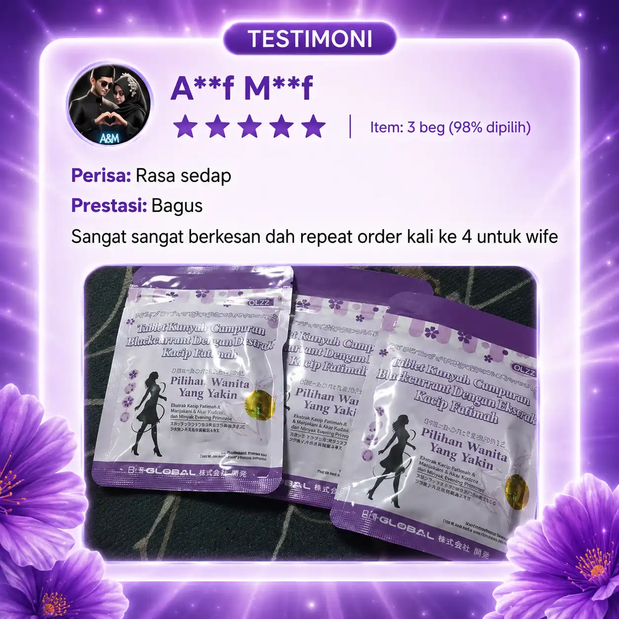 Testimoni OLZZ