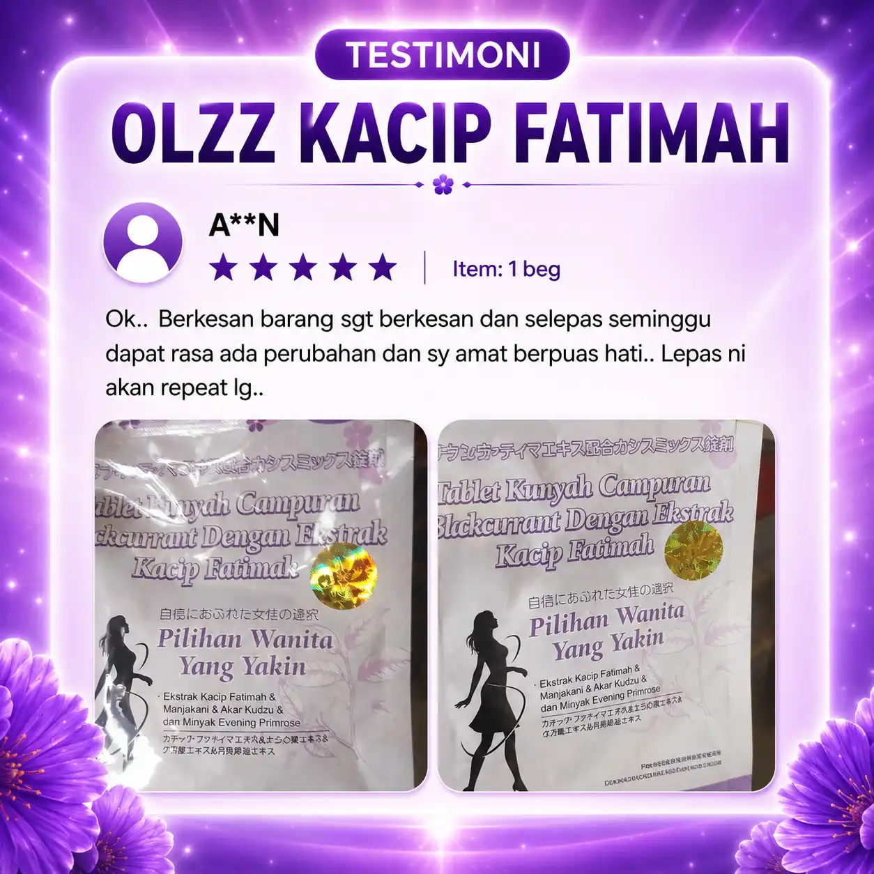 Testimoni OLZZ